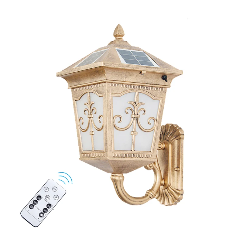 Outdoor Lighting Waterproof - Wodoodporne lampy ścienne zasilane energią słoneczną,