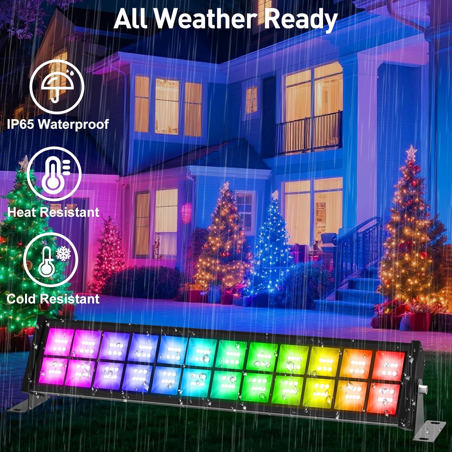 Reflektor LED RGB 50/72W z pil – Outdoor Lighting Uk recenzja i cena
