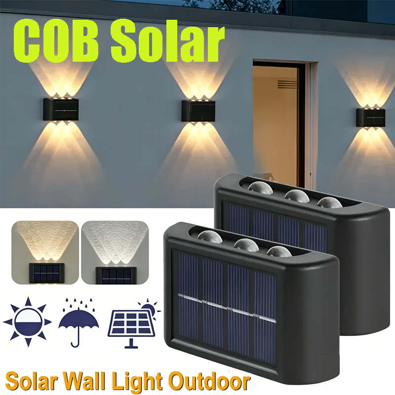 Zewnętrzna lampa solarna COB,  – Outdoor Lighting Waterproof recenzja i cena