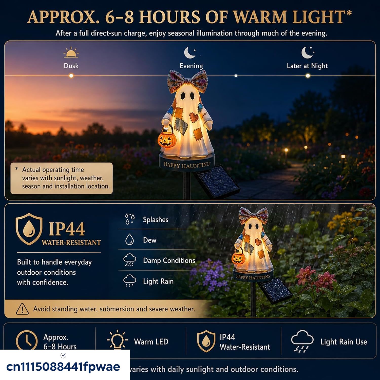 Dekoracje na Halloween zasilan – Outdoor Lighting Pathway recenzja i cena