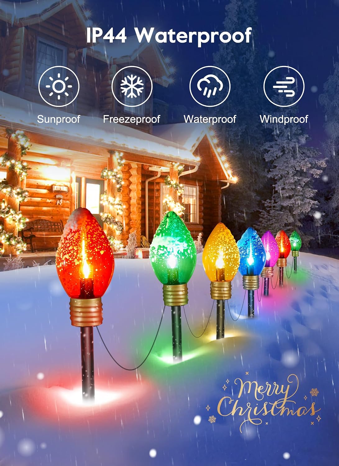 Świąteczne lampki do oświetlen – Outdoor Lighting Pathway recenzja i cena