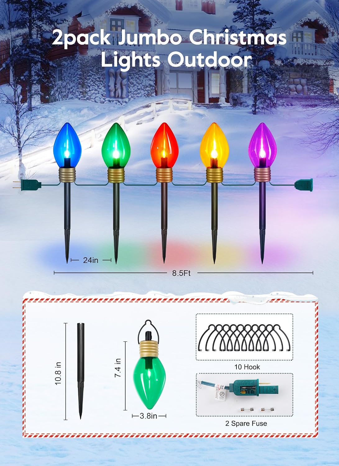 Świąteczne lampki do oświetlen – Outdoor Lighting Pathway recenzja i cena