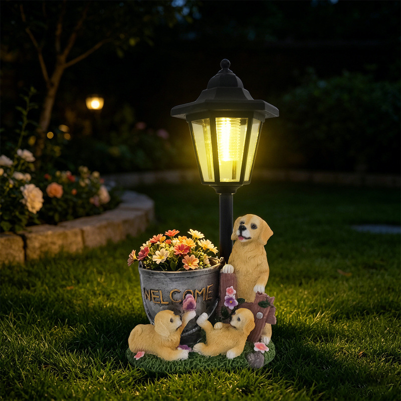 Figurka ogrodowa z motywem psa – Outdoor Lighting And Landscape recenzja i cena