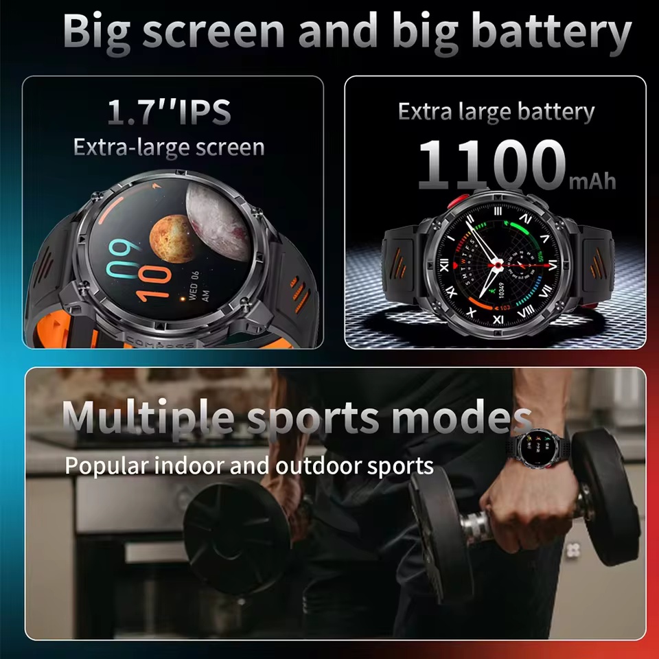 Smartwatch T-Rex3 Military 1.7 – Outdoor Lighting Track recenzja i cena