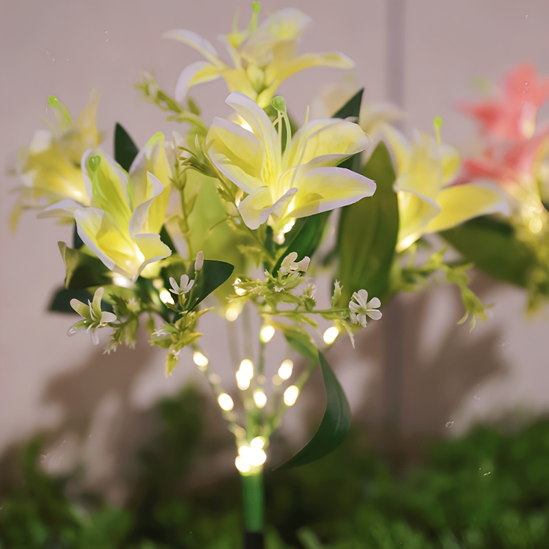 Wielokolorowe różowe lilie sol – Outdoor Lighting Effects recenzja i cena